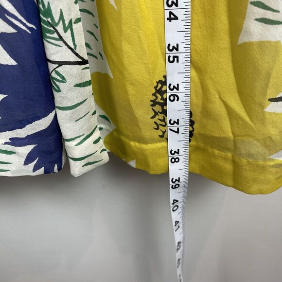 Girls From Savoy Anthropologie Women Silk Dress Size 6 Multicolor Primary Blooms - Picture 11 of 11